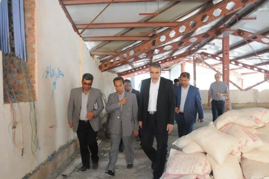 بازدید دکتر رستگاری مدیر کل برنامه بودجه و تشکیلات وزارت علوم تحقیقات و فناوری و هیات رئیسه دانشگاه ارومیه از دانشکده معماری، شهرسازی و هنر
