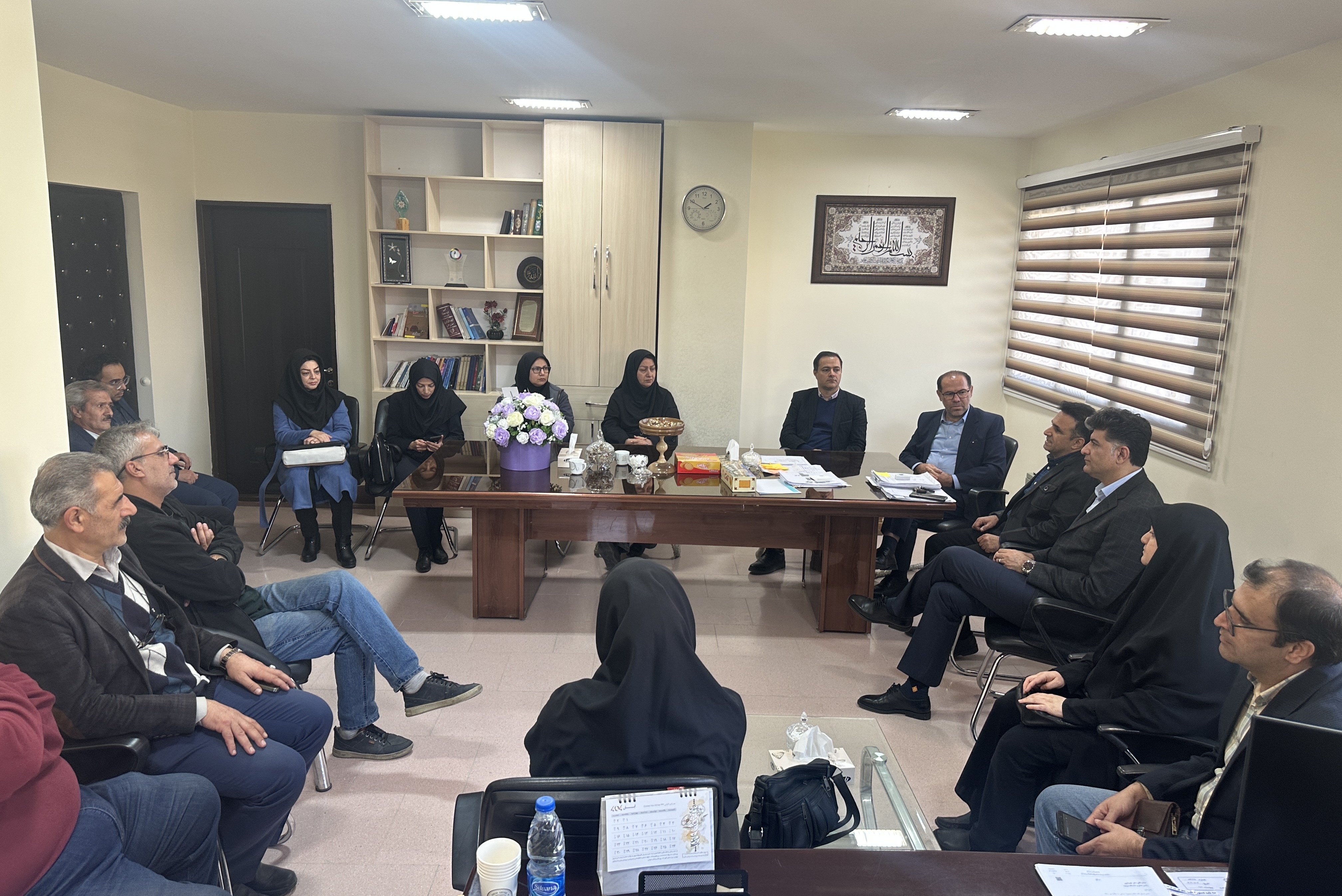 دیدار همکاران دانشکده با دکتر مظفر عباس‌زاده معاون جدید پشتیبانی و توسعه منابع انسانی دانشگاه