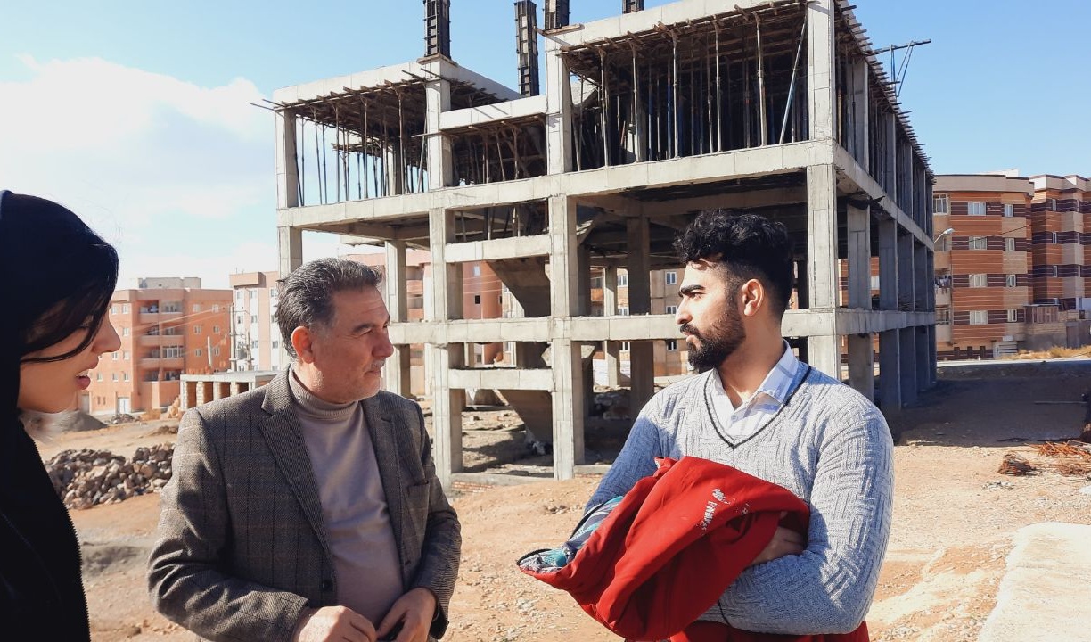 گزارش تصویری بازدید علمی دانشجویان برنامه ریزی شهری از سایت شهر جدید گلمان
