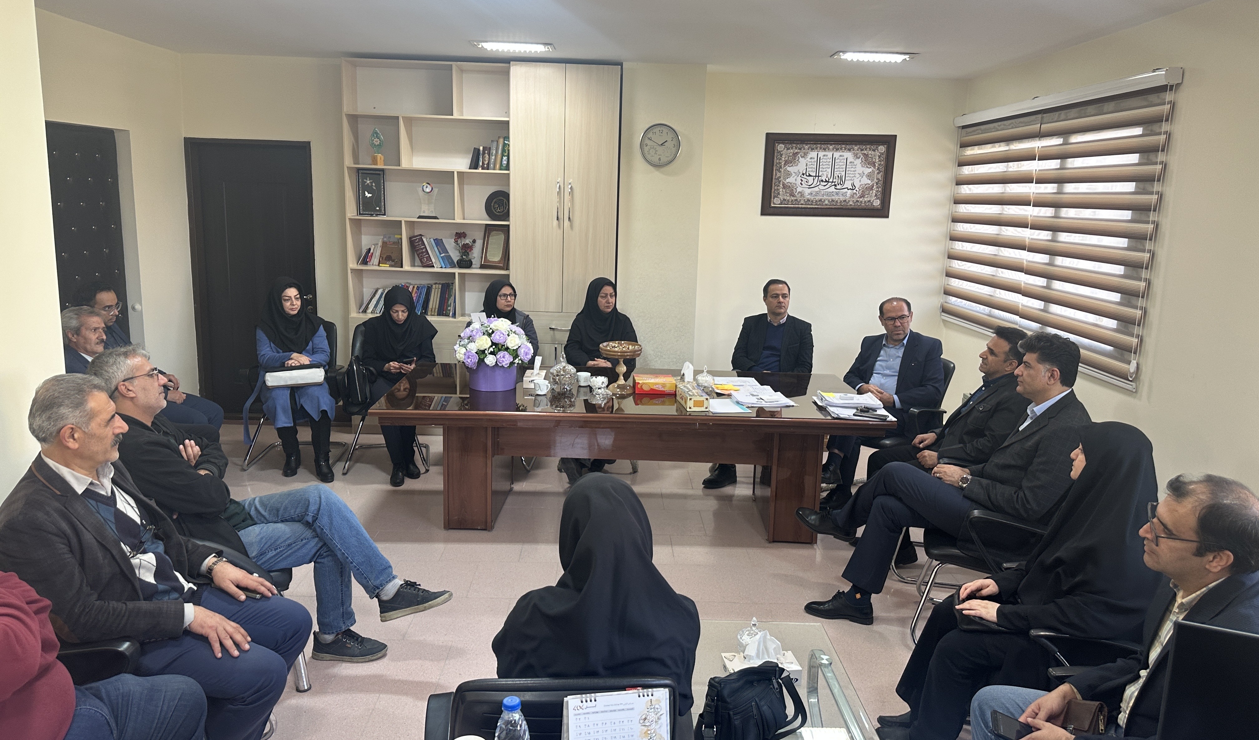 دیدار همکاران دانشکده با دکتر مظفر عباس‌زاده معاون جدید پشتیبانی و توسعه منابع انسانی دانشگاه