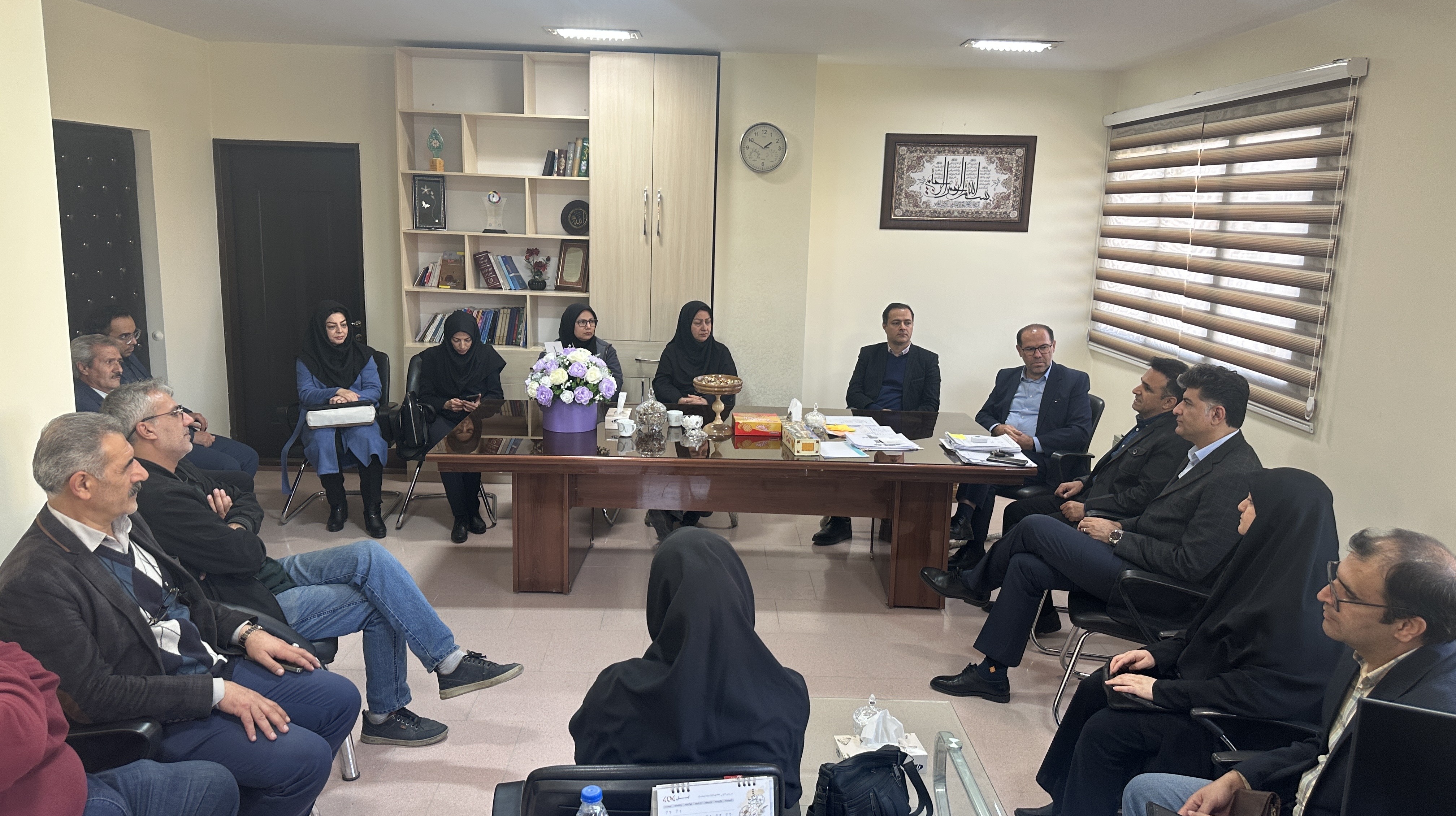 دیدار همکاران دانشکده با دکتر مظفر عباس‌زاده معاون جدید پشتیبانی و توسعه منابع انسانی دانشگاه